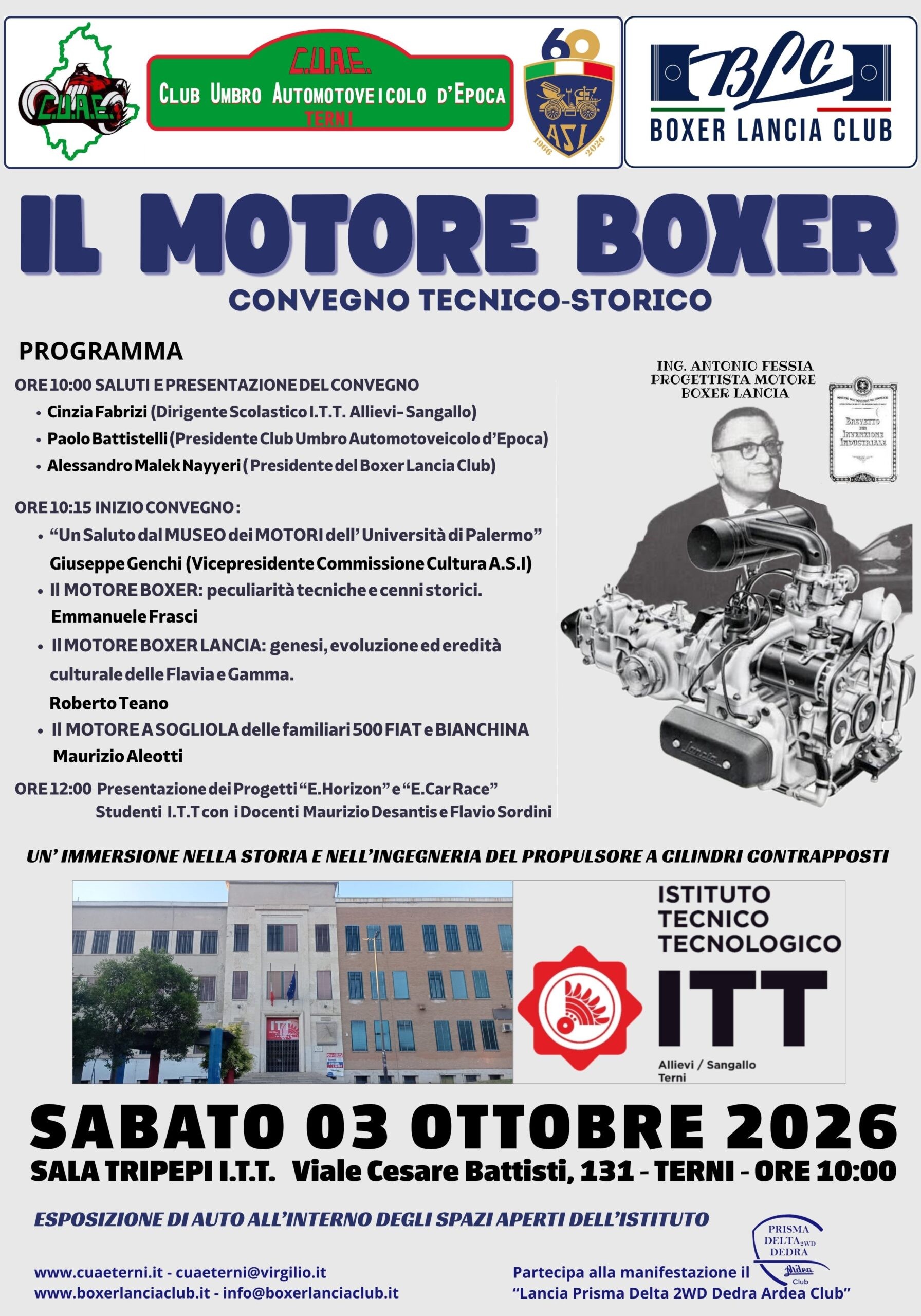 MOTORE BOXER -LOCANDINA convegno CUAE- BLC